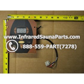 CIRCUIT BOARDS WITH  FACE PLATES - CIRCUIT BOARD WITH FACE PLATE NIRVANA SAUNAS SN 20051124279 AND REMOTE CONTROL 4