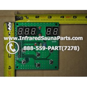 CIRCUIT BOARDS / TOUCH PADS - CIRCUIT BOARD  TOUCHPAD ZENAWAKENING INFRARED SAUNA 06S085 6