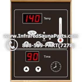 CIRCUIT BOARDS WITH  FACE PLATES - CIRCUIT BOARD WITH FACE PLATE FED INTERNATIONAL  INFRARED SAUNA 03112006 AUTO ON  OFF SWITCH 1