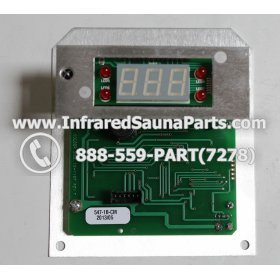 CIRCUIT BOARDS / TOUCH PADS - CIRCUIT BOARD  TOUCHPAD GAIA INFRARED SAUNA 3
