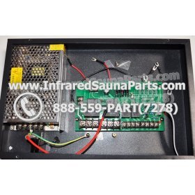 COMPLETE CONTROL POWER BOX 220V / 240V - COMPLETE CONTROL POWER BOX 220V / 240V WITH 8 CIRCUIT BOARD PINS SUPPLY WORLD INFRARED SAUNA 8