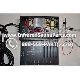 COMPLETE CONTROL POWER BOX 220V / 240V - COMPLETE CONTROL POWER BOX 220V / 240V WITH 7 CIRCUIT BOARD PINS  6 FEMALE PLUGS SAUNAGEN INFRARED SAUNA 34