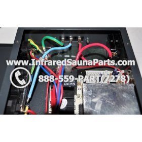 COMPLETE CONTROL POWER BOX 220V / 240V - COMPLETE CONTROL POWER BOX 220V / 240V SAUNAGEN INFRARED SAUNA  110V  120V WITH 7 CIRCUIT BOARD PINS  6 FEMALE PLUGS 25