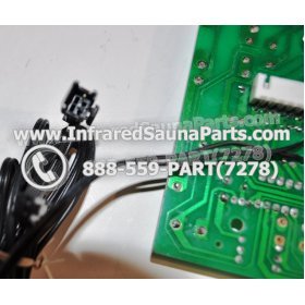 CIRCUIT BOARDS WITH  FACE PLATES - CIRCUIT BOARD WITH FACE PLATE SAUNAS TODAY INFRARED SAUNA H 41196 WITH THERMOSTAT 4